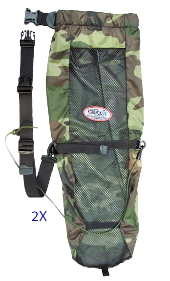Fishsack big fish backpack creel designed for salmon and steelhead